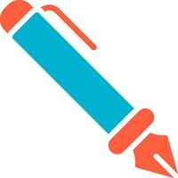 Fountain Pen Creative Icon Design vector