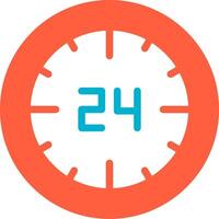 Hours Creative Icon Design vector