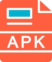 APK Creative Icon Design vector