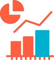 Statistical Analysis Creative Icon Design vector