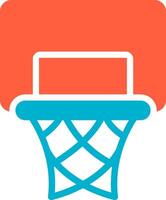 Basketball Hoop Creative Icon Design vector