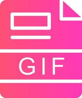 GIF Creative Icon Design vector