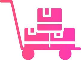 Trolley Creative Icon Design vector