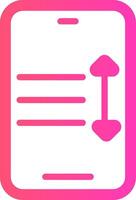 glyph Gradient Design vector