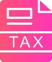 TAX Creative Icon Design vector