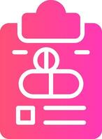 glyph Gradient Design vector
