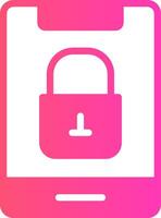 Lock Screen Creative Icon Design vector