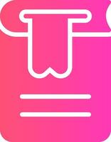 glyph Gradient Design vector
