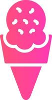 Ice Cream Creative Icon Design vector