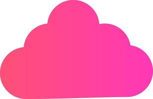 diseño de icono creativo de nube vector