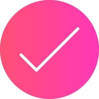 Check Creative Icon Design vector