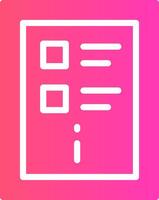 glyph Gradient Design vector