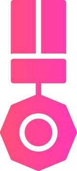 glifo degradado diseño vector