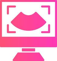 glyph Gradient Design vector