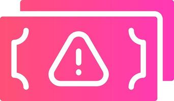 glyph Gradient Design vector