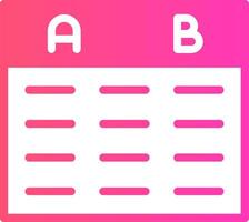 glyph Gradient Design vector