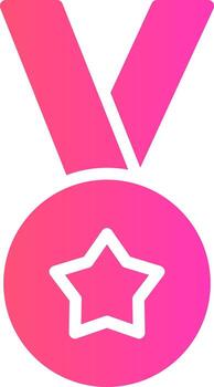 glyph Gradient Design vector