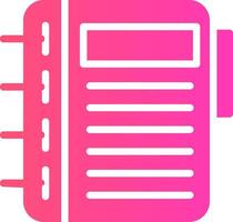 Diary Creative Icon Design vector