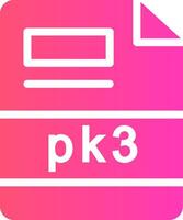 pk3 Creative Icon Design vector