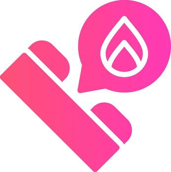 Warm Calling Creative Icon Design vector