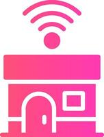 Smart House Creative Icon Design vector