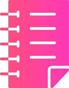glyph Gradient Design vector
