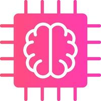 Super Brain Creative Icon Design vector