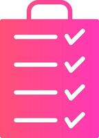 glyph Gradient Design vector