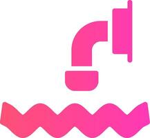 glyph Gradient Design vector