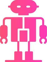 diseño de icono creativo robot vector