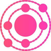 glyph Gradient Design vector