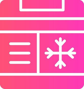 glyph Gradient Design vector