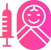 Vaccination Creative Icon Design vector