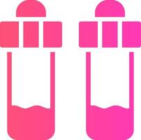 Test Tube Creative Icon Design vector