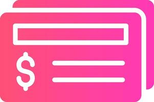 glyph Gradient Design vector