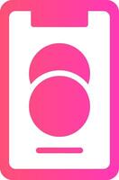 glyph Gradient Design vector