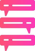 glyph Gradient Design vector