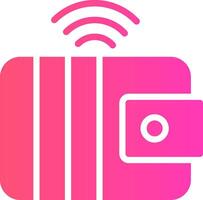 Smart Wallet Creative Icon Design vector