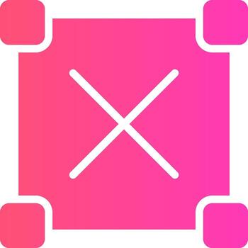 glyph Gradient Design vector