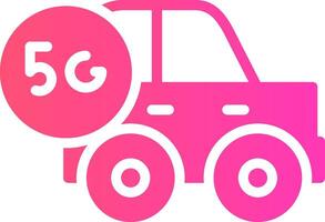 Smart Car Creative Icon Design vector