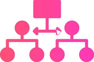 Labeled Hierarchy Creative Icon Design vector