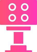 glyph Gradient Design vector