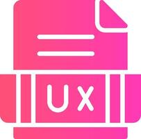 Ux Format Creative Icon Design vector