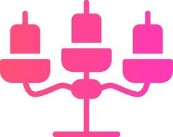 Candelabra Creative Icon Design vector