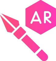 Ar Spear Throwing Creative Icon Design vector