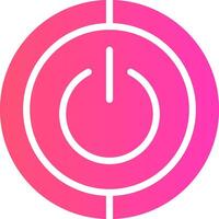 glyph Gradient Design vector