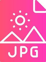glyph Gradient Design vector