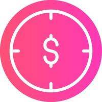 Money Hour Creative Icon Design vector