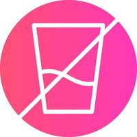 glyph Gradient Design vector