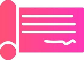 glyph Gradient Design vector